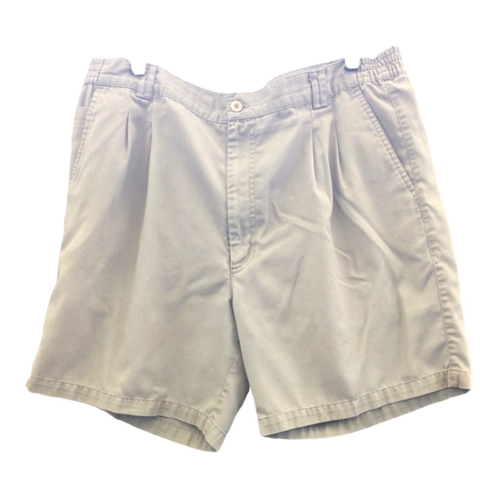 VTG Bert Pulitzer Khaki Shorts Size Large Pleated
